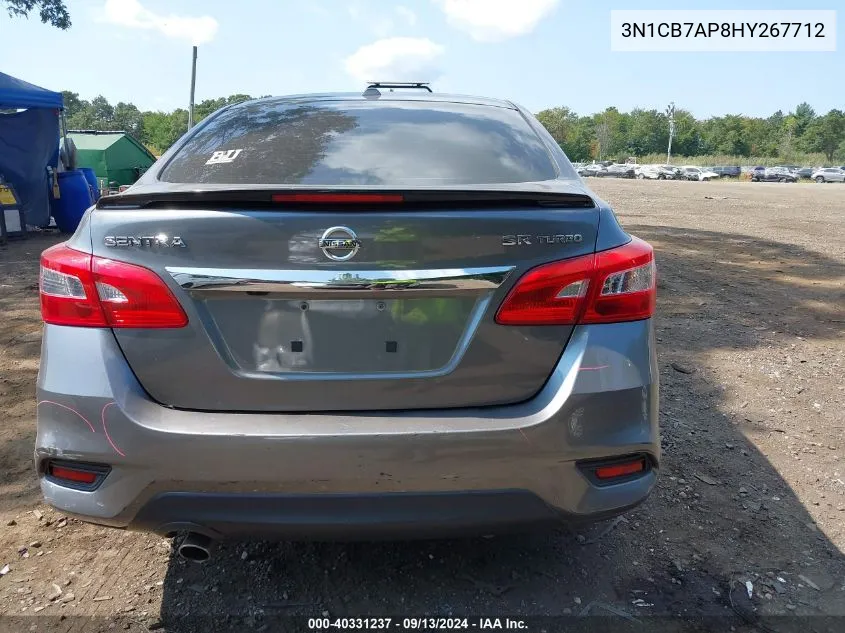 3N1CB7AP8HY267712 2017 Nissan Sentra Sr Turbo