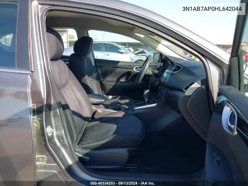 3N1AB7AP0HL642044 2017 Nissan Sentra Sv