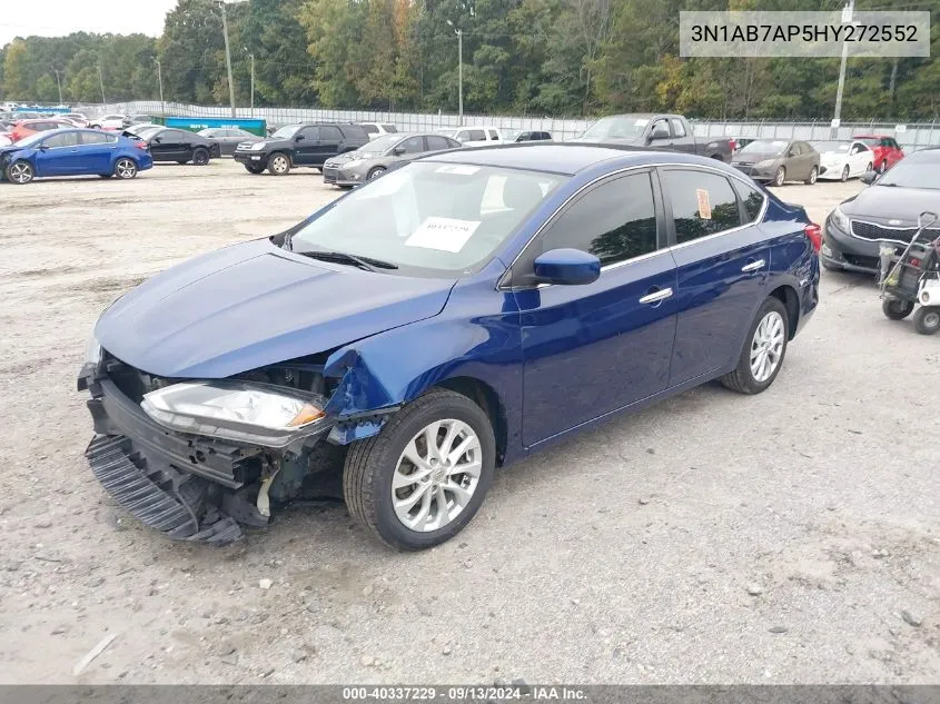 2017 Nissan Sentra S VIN: 3N1AB7AP5HY272552 Lot: 40337229