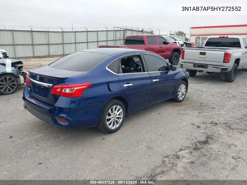 2017 Nissan Sentra S VIN: 3N1AB7AP5HY272552 Lot: 40337229