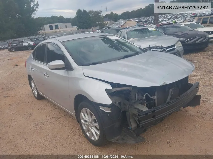 2017 Nissan Sentra S VIN: 3N1AB7AP8HY293282 Lot: 40355188