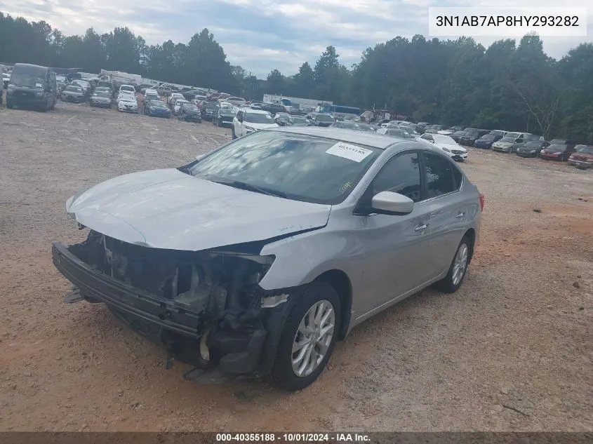 2017 Nissan Sentra S VIN: 3N1AB7AP8HY293282 Lot: 40355188