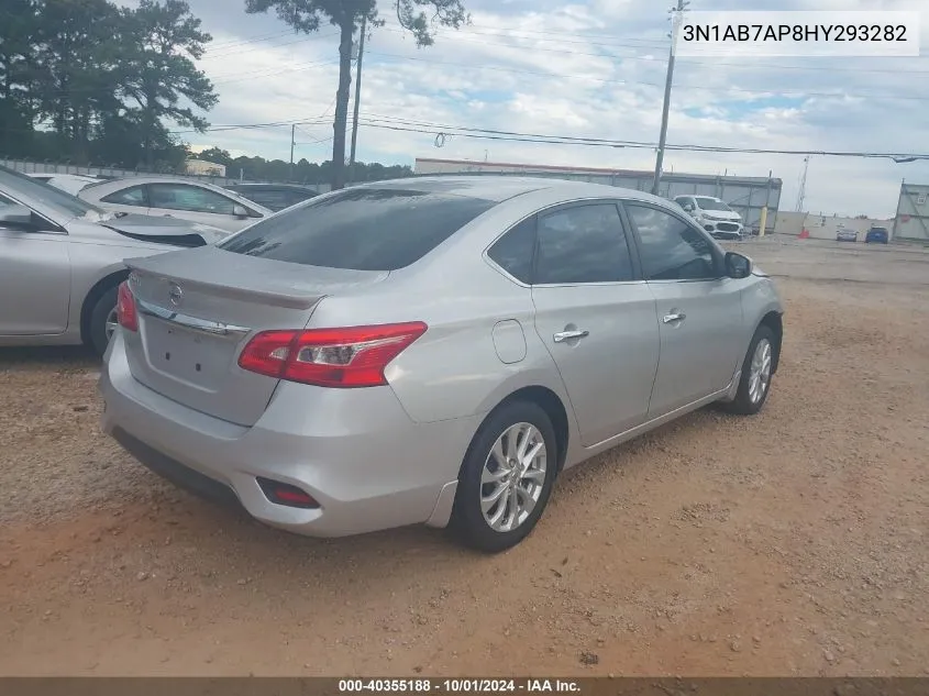 2017 Nissan Sentra S VIN: 3N1AB7AP8HY293282 Lot: 40355188