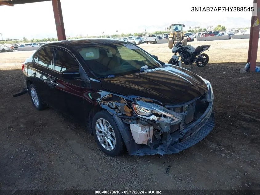 2017 Nissan Sentra Sv VIN: 3N1AB7AP7HY388545 Lot: 40373610