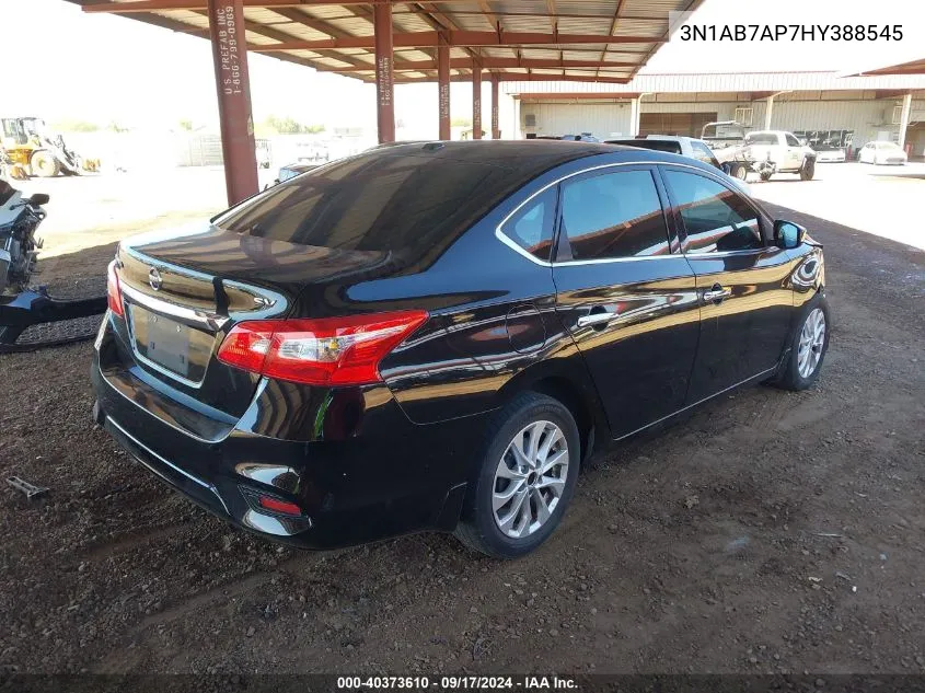 2017 Nissan Sentra Sv VIN: 3N1AB7AP7HY388545 Lot: 40373610