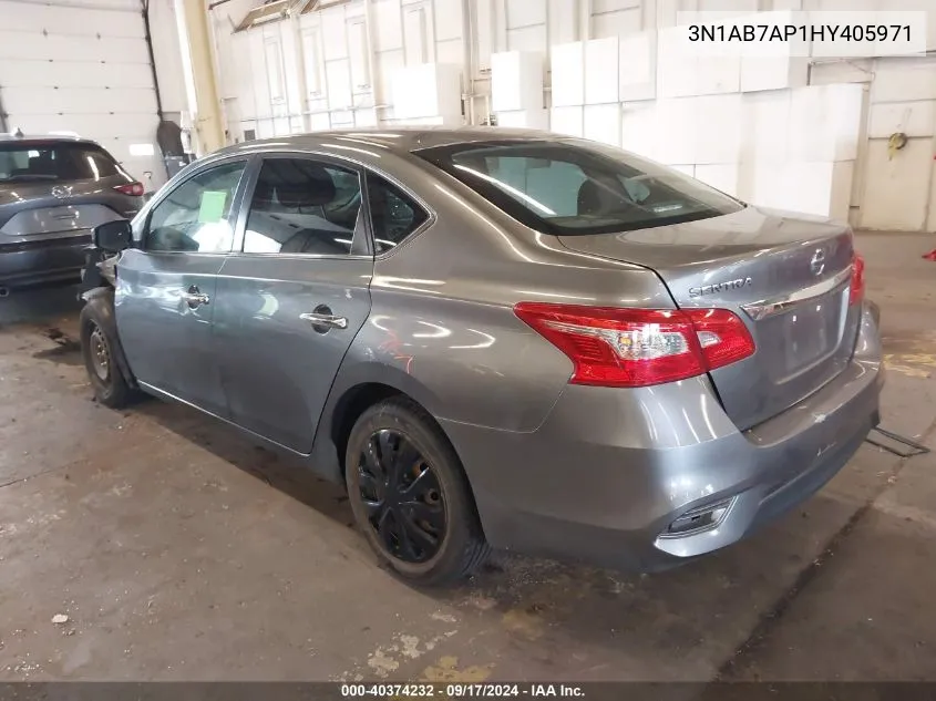 3N1AB7AP1HY405971 2017 Nissan Sentra S