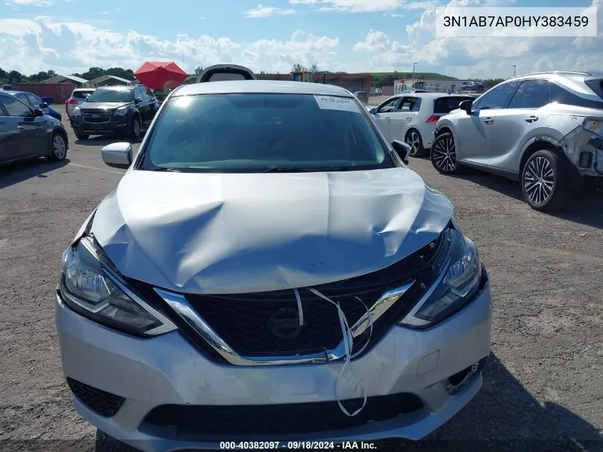 3N1AB7AP0HY383459 2017 Nissan Sentra S