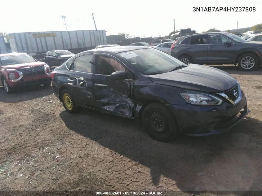 2017 Nissan Sentra S VIN: 3N1AB7AP4HY237808 Lot: 40382681