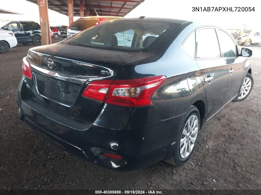 2017 Nissan Sentra Sv VIN: 3N1AB7APXHL720054 Lot: 40385698