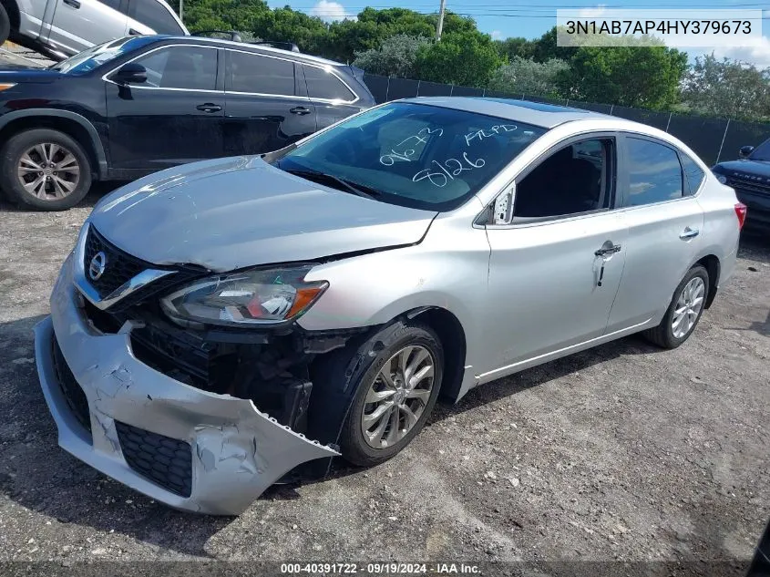 2017 Nissan Sentra Sv VIN: 3N1AB7AP4HY379673 Lot: 40391722