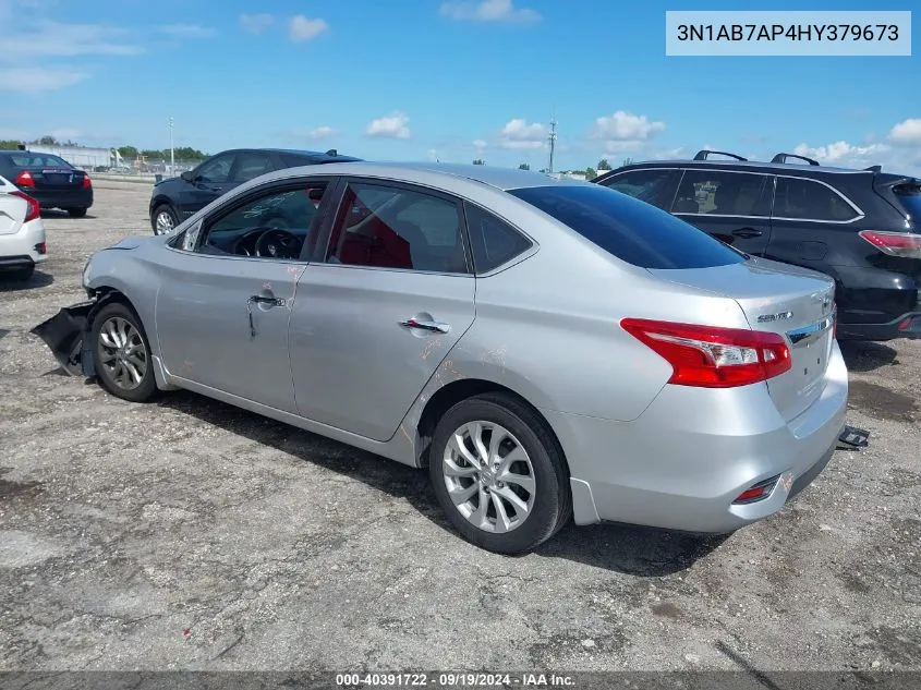 2017 Nissan Sentra Sv VIN: 3N1AB7AP4HY379673 Lot: 40391722