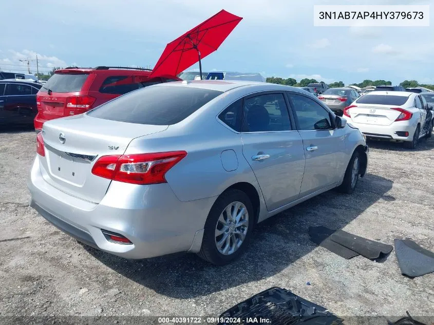 2017 Nissan Sentra Sv VIN: 3N1AB7AP4HY379673 Lot: 40391722