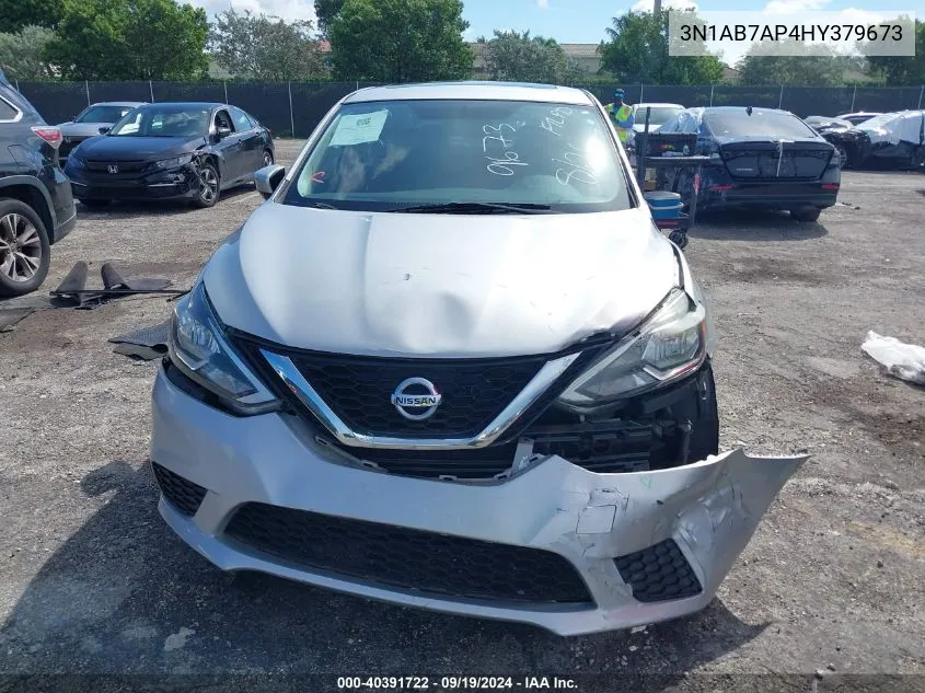 2017 Nissan Sentra Sv VIN: 3N1AB7AP4HY379673 Lot: 40391722