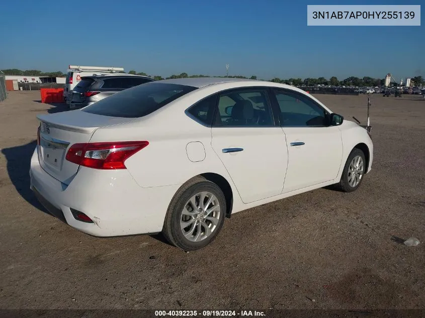 2017 Nissan Sentra S VIN: 3N1AB7AP0HY255139 Lot: 40392235