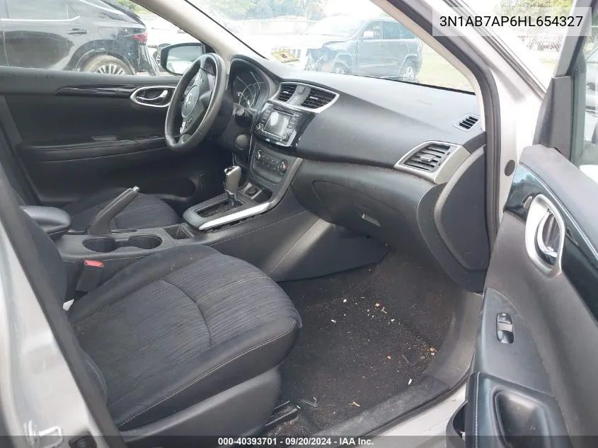 3N1AB7AP6HL654327 2017 Nissan Sentra Sv