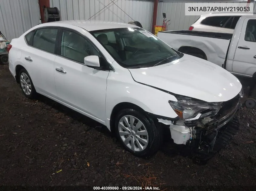 3N1AB7AP8HY219053 2017 Nissan Sentra S