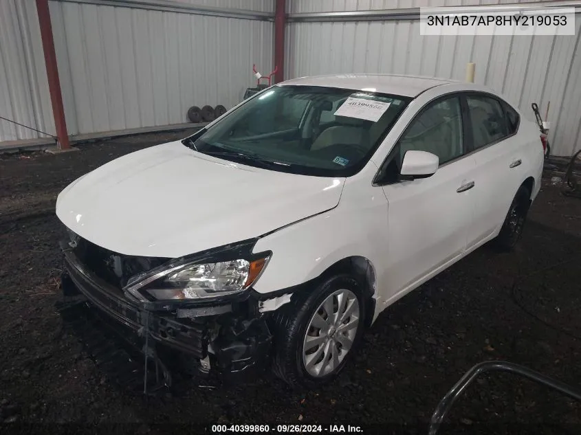 3N1AB7AP8HY219053 2017 Nissan Sentra S