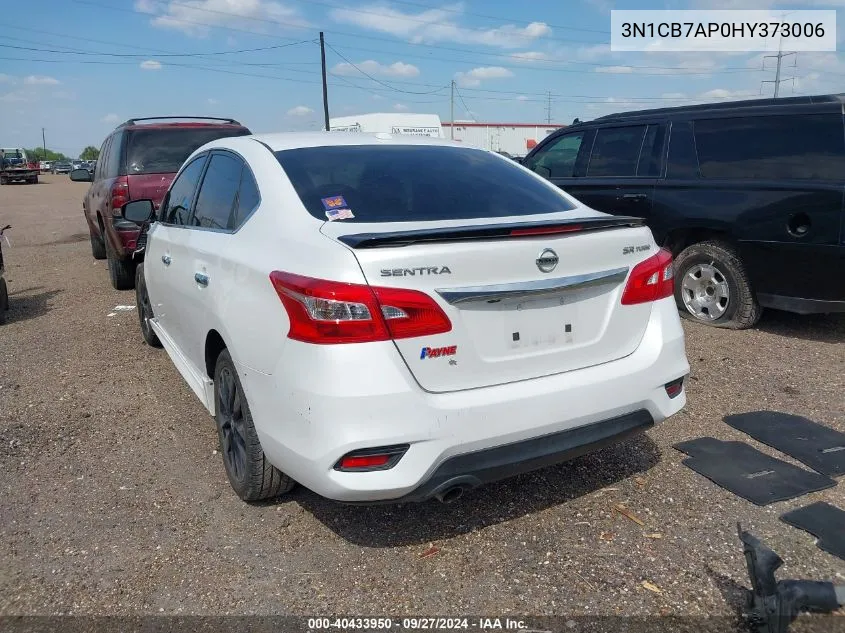 2017 Nissan Sentra Sr Turbo VIN: 3N1CB7AP0HY373006 Lot: 40433950