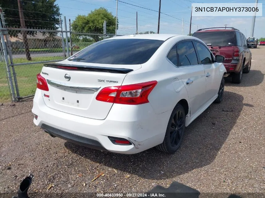 2017 Nissan Sentra Sr Turbo VIN: 3N1CB7AP0HY373006 Lot: 40433950