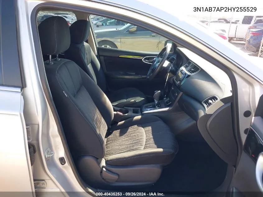 3N1AB7AP2HY255529 2017 Nissan Sentra Sv