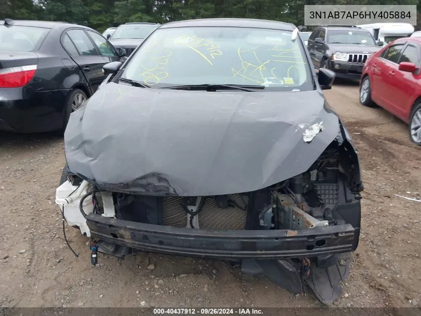 3N1AB7AP6HY405884 2017 Nissan Sentra Sr