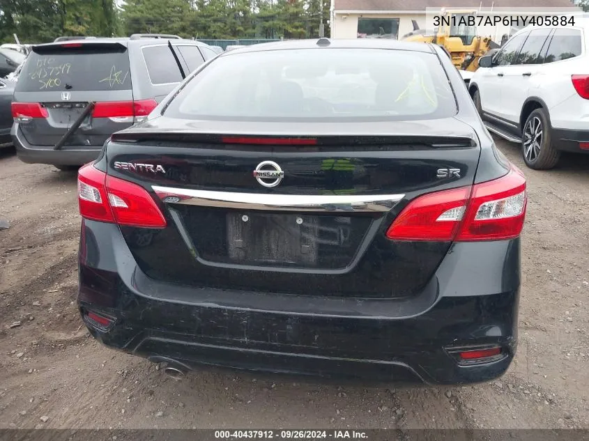 3N1AB7AP6HY405884 2017 Nissan Sentra Sr