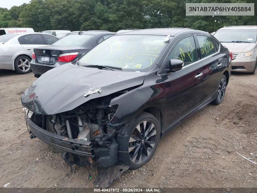 3N1AB7AP6HY405884 2017 Nissan Sentra Sr