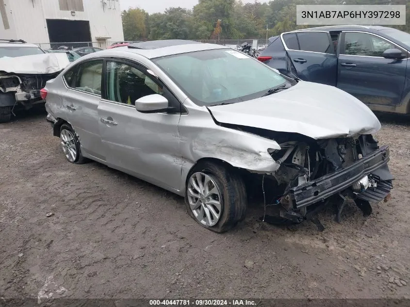 3N1AB7AP6HY397298 2017 Nissan Sentra S/Sv/Sr/Sl