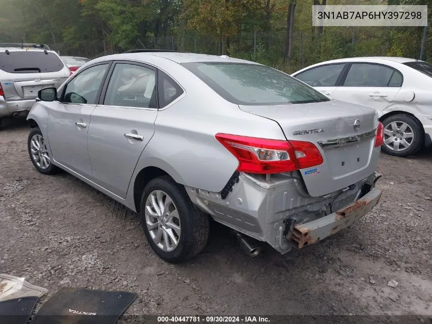 3N1AB7AP6HY397298 2017 Nissan Sentra S/Sv/Sr/Sl