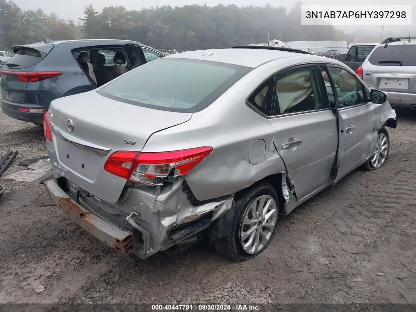 3N1AB7AP6HY397298 2017 Nissan Sentra S/Sv/Sr/Sl