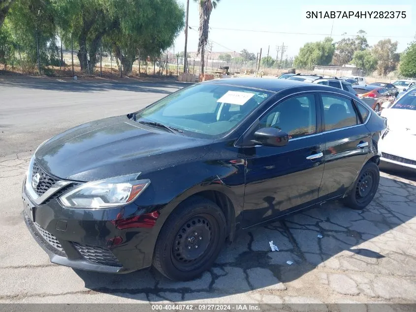 3N1AB7AP4HY282375 2017 Nissan Sentra Sv