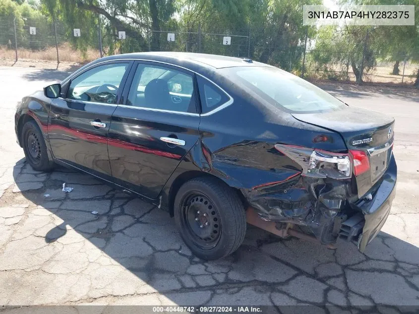 3N1AB7AP4HY282375 2017 Nissan Sentra Sv