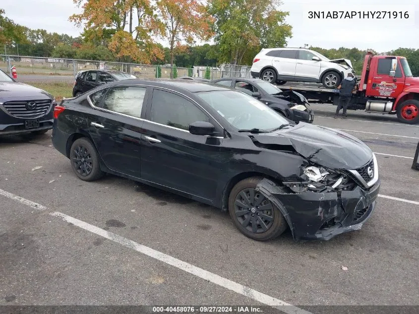 3N1AB7AP1HY271916 2017 Nissan Sentra Sv