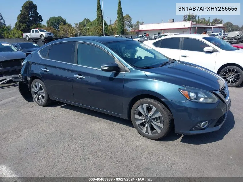 2017 Nissan Sentra Sl VIN: 3N1AB7APXHY256556 Lot: 40463969