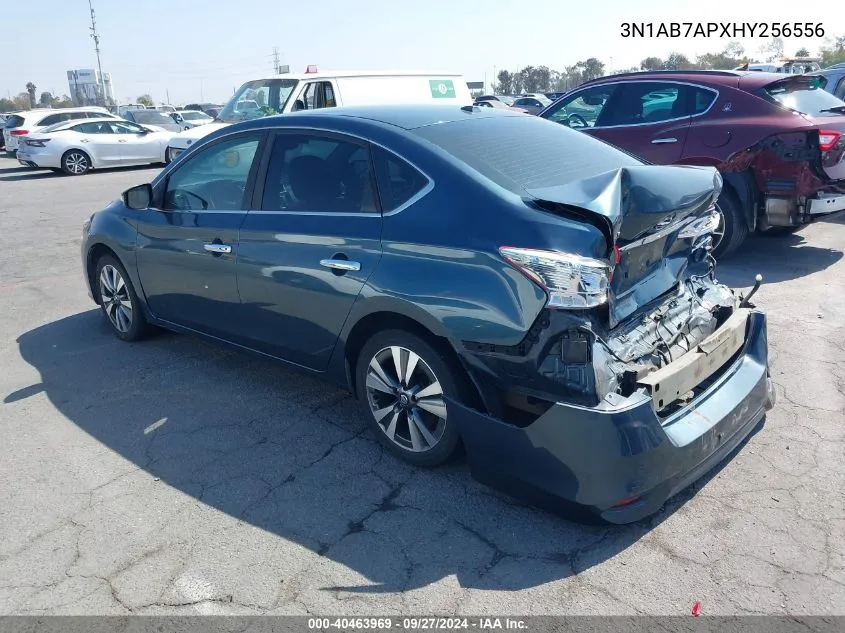 3N1AB7APXHY256556 2017 Nissan Sentra Sl