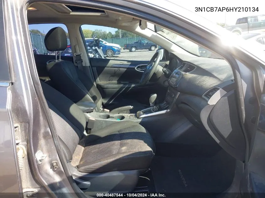 3N1CB7AP6HY210134 2017 Nissan Sentra Sr Turbo