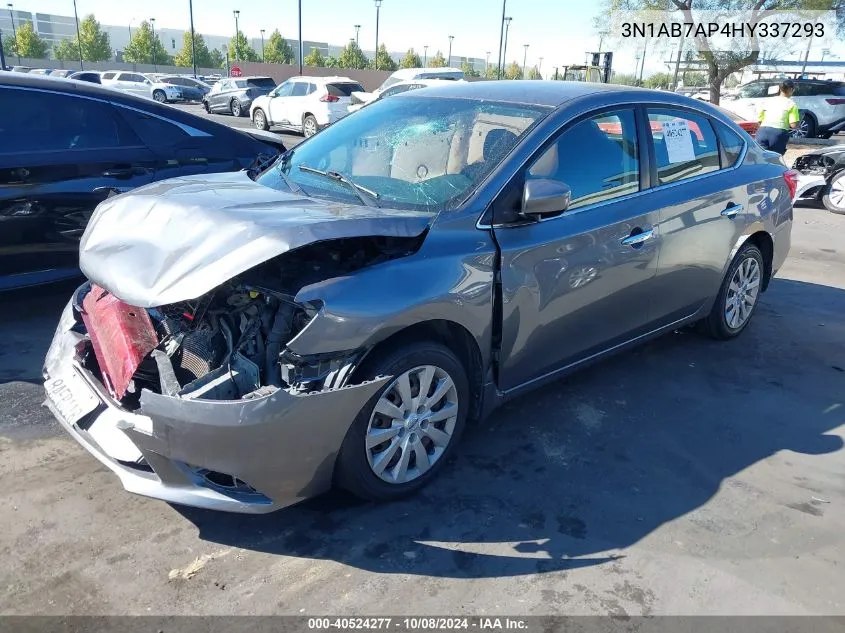 2017 Nissan Sentra S VIN: 3N1AB7AP4HY337293 Lot: 40524277