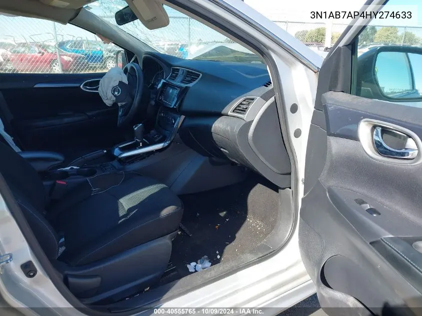 3N1AB7AP4HY274633 2017 Nissan Sentra Sr