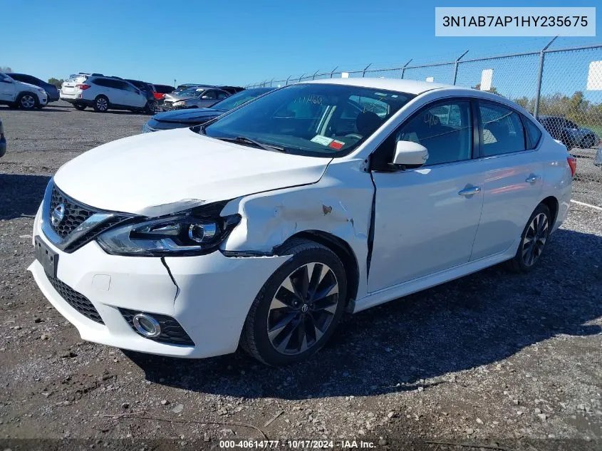 2017 Nissan Sentra Sr VIN: 3N1AB7AP1HY235675 Lot: 40614777