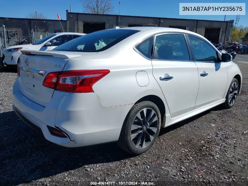 2017 Nissan Sentra Sr VIN: 3N1AB7AP1HY235675 Lot: 40614777