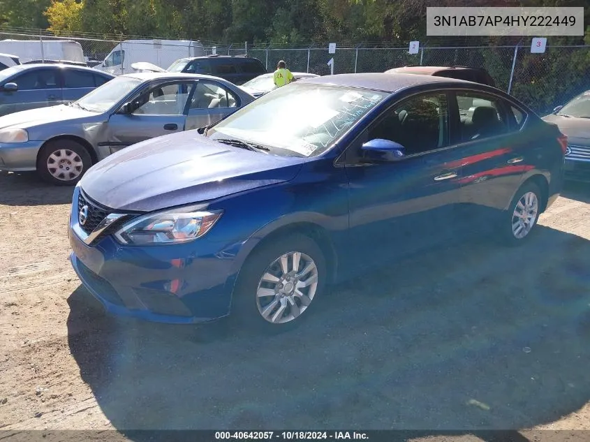 3N1AB7AP4HY222449 2017 Nissan Sentra S