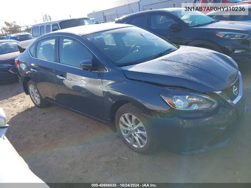 3N1AB7AP0HY310236 2017 Nissan Sentra S/Sv/Sr/Sl