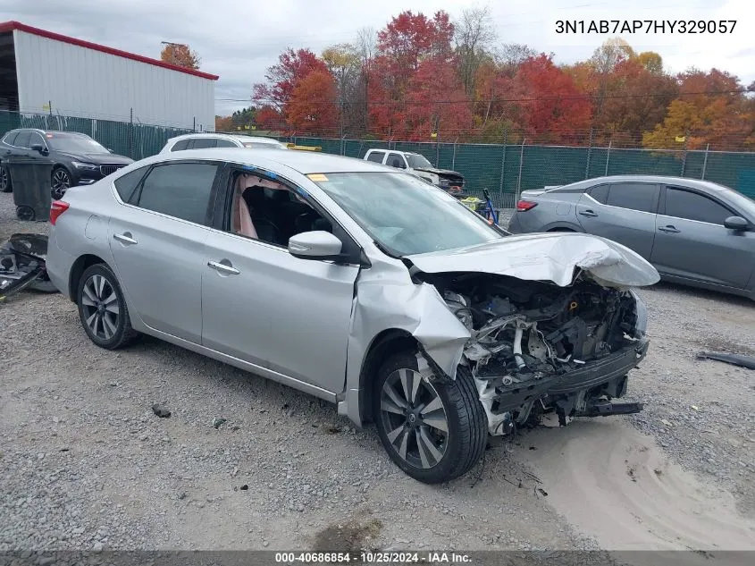 3N1AB7AP7HY329057 2017 Nissan Sentra Sl