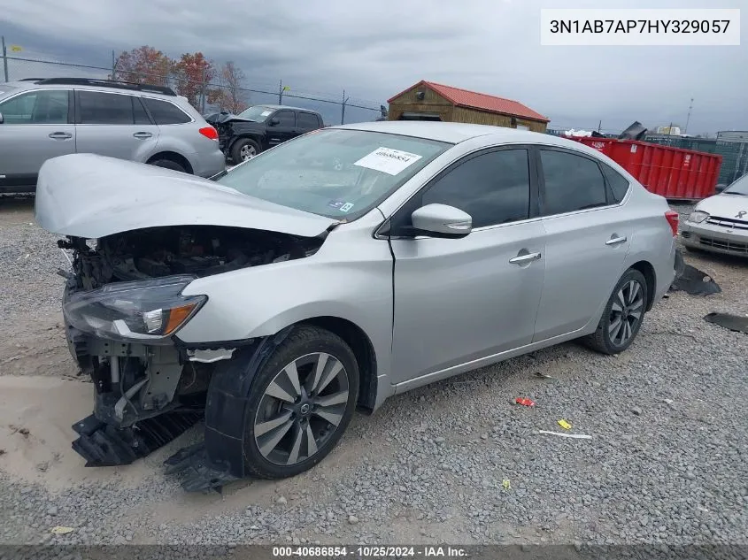 2017 Nissan Sentra Sl VIN: 3N1AB7AP7HY329057 Lot: 40686854