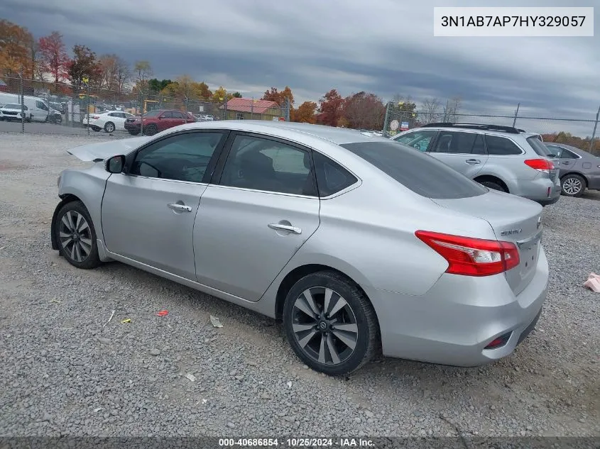 2017 Nissan Sentra Sl VIN: 3N1AB7AP7HY329057 Lot: 40686854