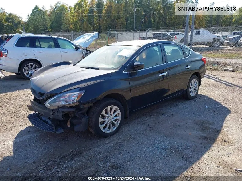 2017 Nissan Sentra S VIN: 3N1AB7AP9HY360813 Lot: 40704329