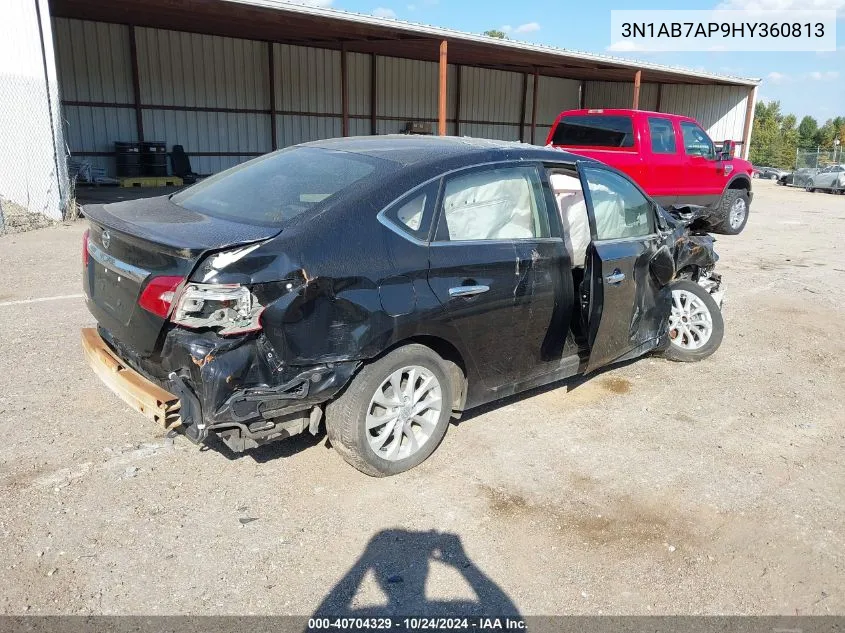 2017 Nissan Sentra S VIN: 3N1AB7AP9HY360813 Lot: 40704329