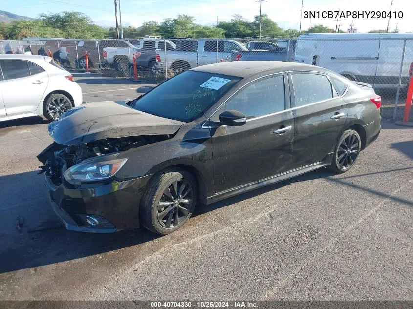 2017 Nissan Sentra Sr Turbo/Nismo VIN: 3N1CB7AP8HY290410 Lot: 40704330