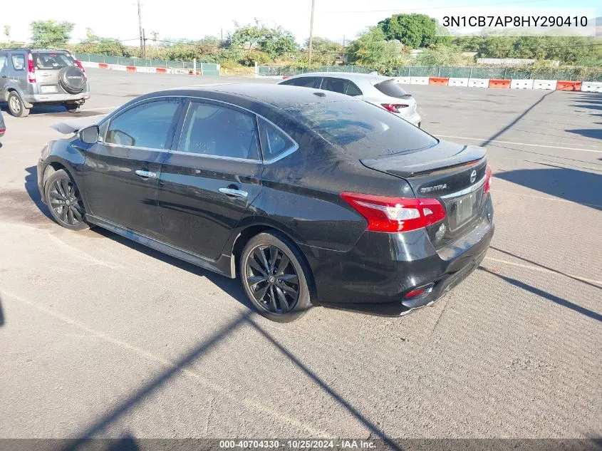 2017 Nissan Sentra Sr Turbo/Nismo VIN: 3N1CB7AP8HY290410 Lot: 40704330