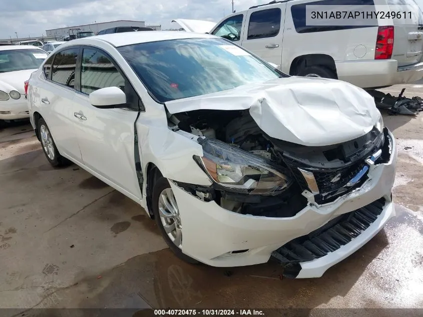 2017 Nissan Sentra S VIN: 3N1AB7AP1HY249611 Lot: 40720475